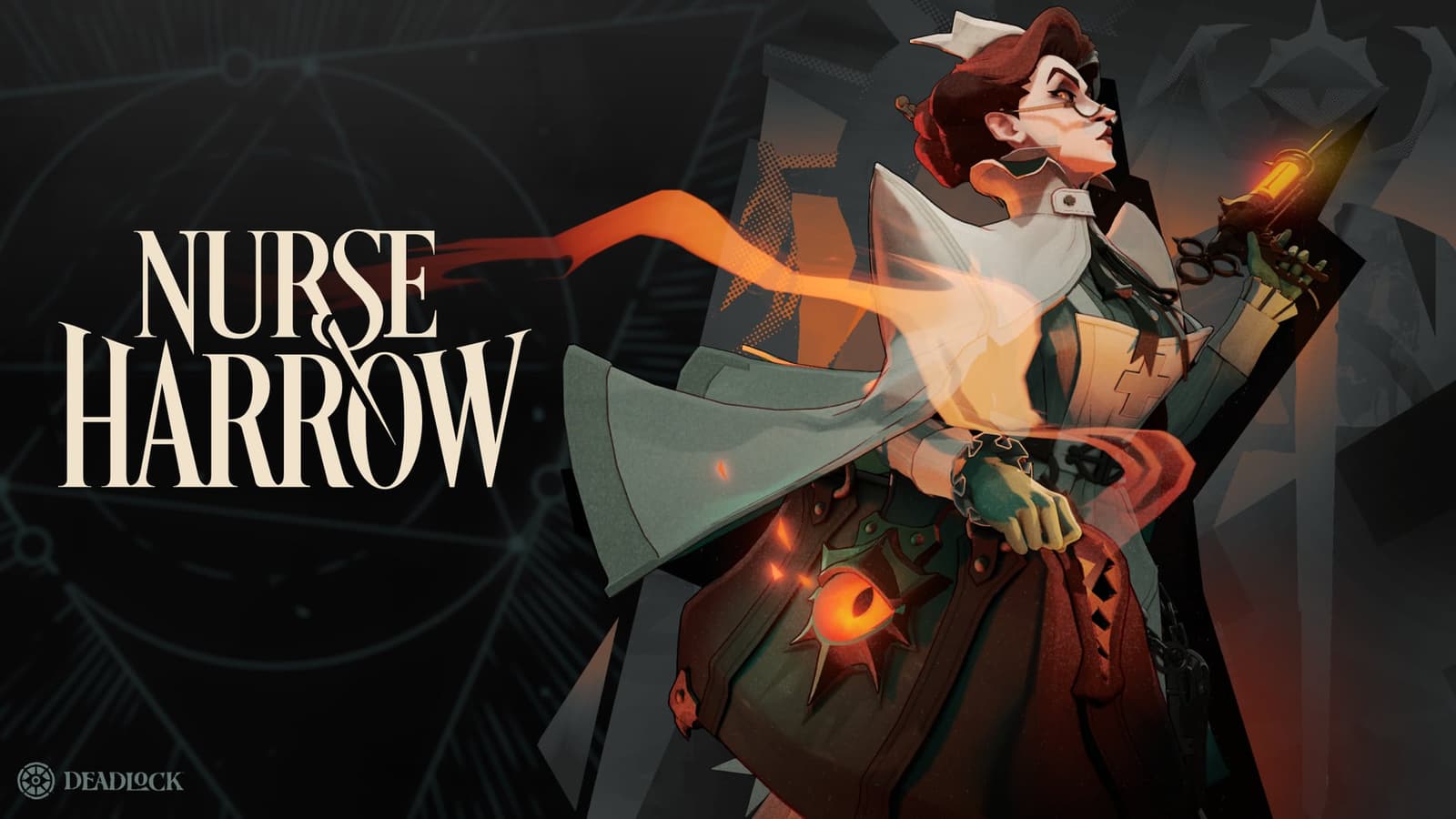 Deadlock'un yeni kahramanı Nurse Harrow'un tanıtım görseli