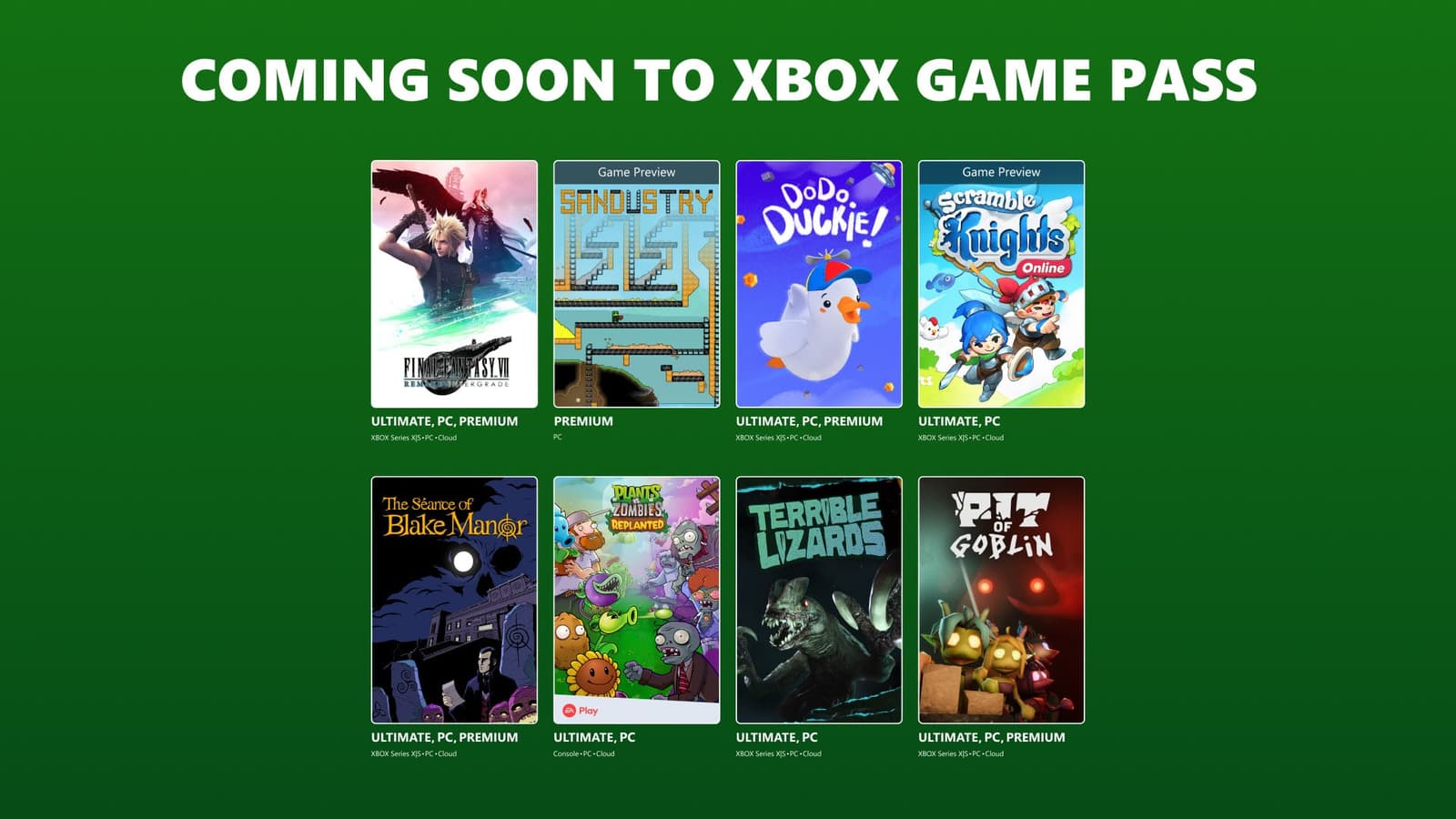 Final Fantasy VII Remake Intergrade ve Mouthwashing Xbox Game Pass kütüphanesine geliyor